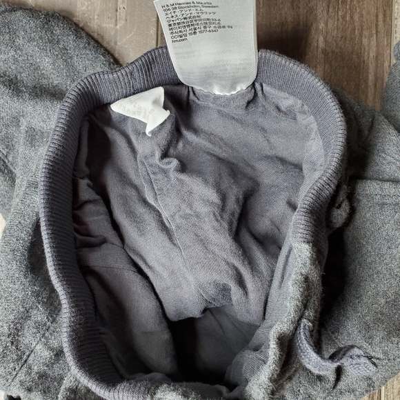 H&M Gray Casual Boy Pants Size 3-6m 100% Cotton EUC - Picture 6 of 8